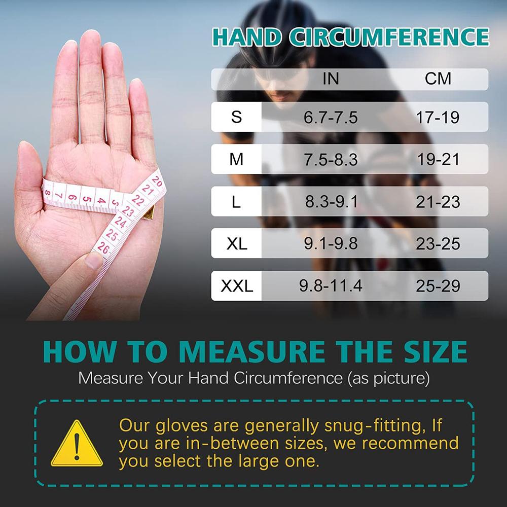 Cycling Gloves Summer 5MM Padded Cycling Gloves Shockproof Mountain Bike Gloves Breathable Cycling Gloves Outdoor Cycling Sports Gloves