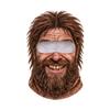 Letvægts udendørs ansigtsmaske med et sjovt smileyface design