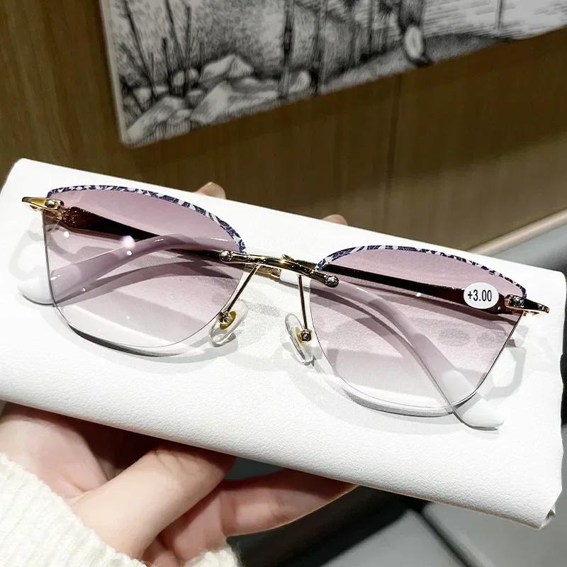 Men Women Fashion Retro Blue Light Blocking Presbyopia Glasses New Personalized Frame Farsighted Glasses Fashion Reading Glasses