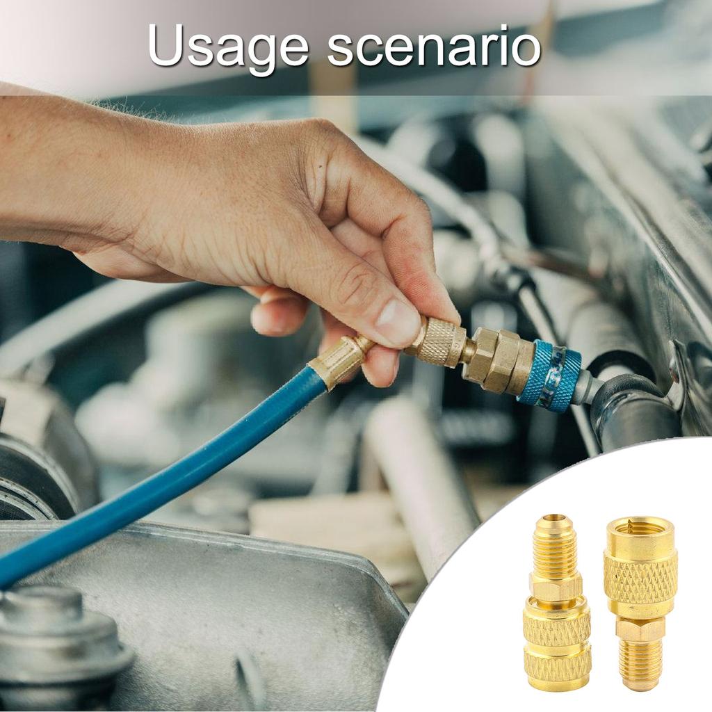 High Quality Brasses Conversion Fitting for Air Conditioning Refrigerants Transition Featuring Accuracy Thread