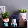 Bear Rabbit Foxes Flowerpot Storage Mold Trinket Holder Tool DIY Home Decor Mold