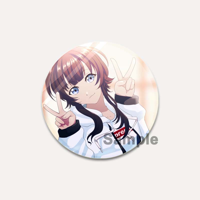 32/44/58mm Pop Anime Game Counter Side Brooches On Backpack Cartoon Figure Lapel Pins Alloy Round Cartoon Badge Gifts Jewelry Accessory