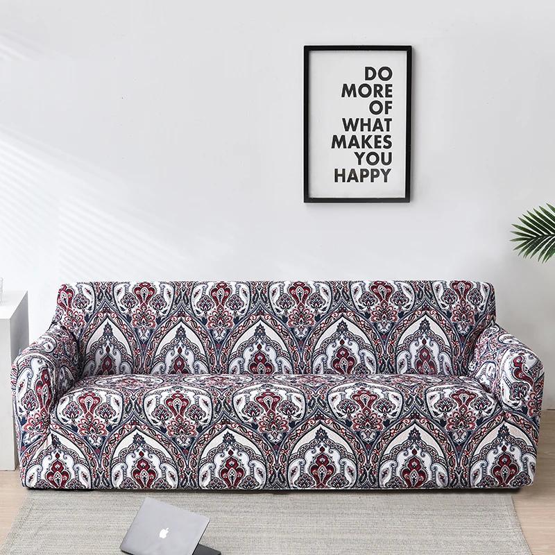 Floral Sofa Covers for Living Room Elastic Funda Sofa Sofa Slipcovers Towel Couch Cover Fundas Sofas Con Chaise Longue 1PC