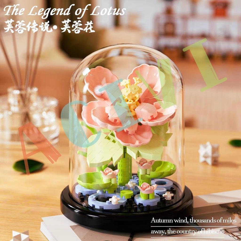 Diy Micro Blume Bausteine ​​Mini Ziegel Partikel Ewige Leben Blumen Hause Dekoration Montage Puzzle Spielzeug Kinder Geschenk