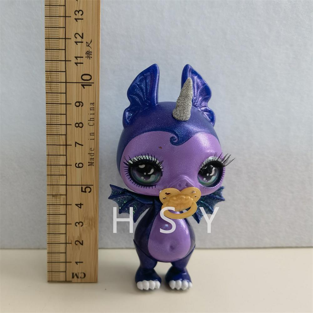 Original 11Cm-13Cm Rainbow Unicorn Doll Little Monster Mud Doll Children'S Game House Toy Set Gift