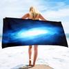 Schönes Weltraum-Galaxie-Nebel-Sterne Strandtuch Mikrofaser Pooltuch Saugfähig Schnelltrocknend Strandtuch Sandfreie Decke für Kinder