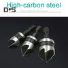 3Pcs Five Edge Chamfering Cutter Chamfering Tool Stainless Steel Single Edge 90 Degree Reaming Drill Taper Screw Countersunk Hole Cutter Deburring