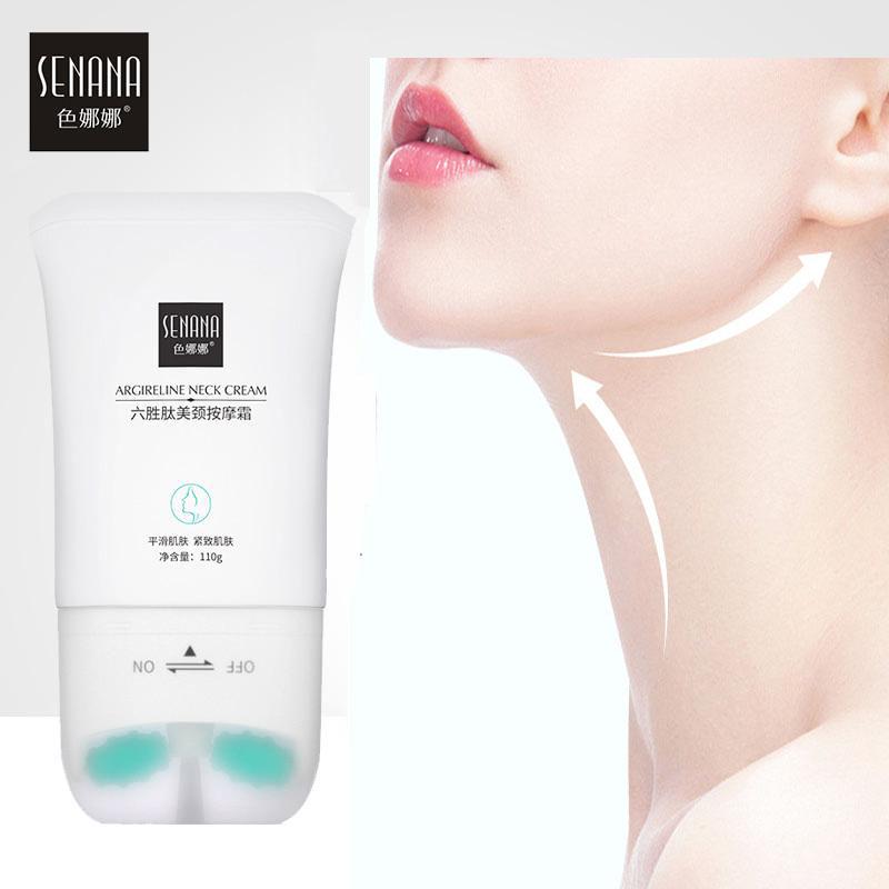 Crema per il collo a rullo a forma di V nutriente elastica esapeptide da 110 g Cura della pelle antirughe