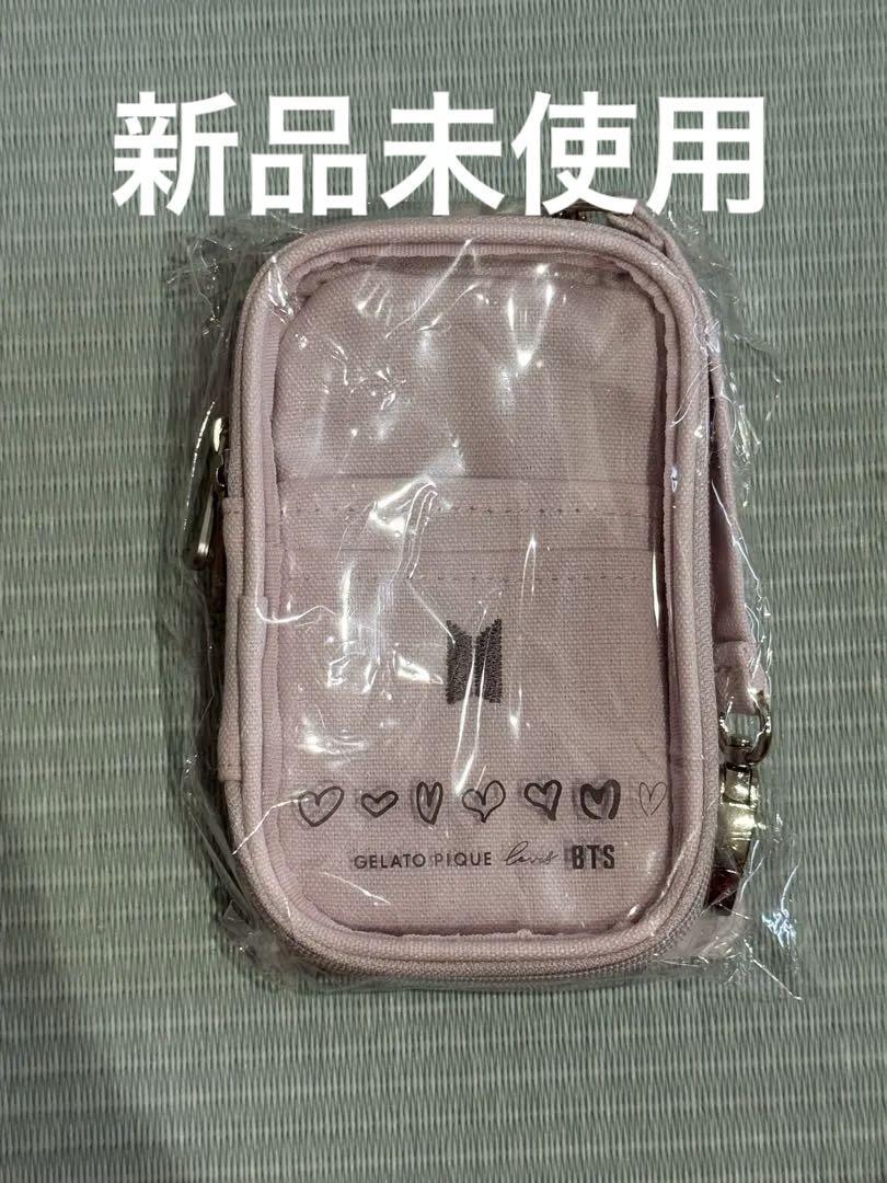 

[USED] BTS x GELATO PIQUE Collaboration Carry Pouch (PINK)
