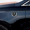 AAAJJ1 1/2Pcs 3D Metal Car Body Window Sticker Auto Decor Accessorie For Skoda Kodiaq Octavia Enyaq Kamiq Scala Rapid Superb Karoq Yeti