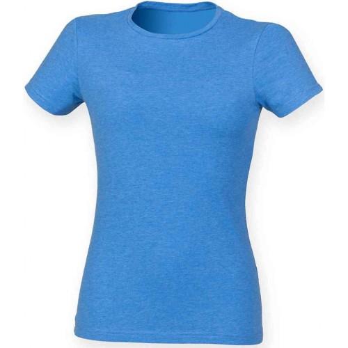 Skinni Fit Womens/Ladies Feel Good Heather T-Shirt