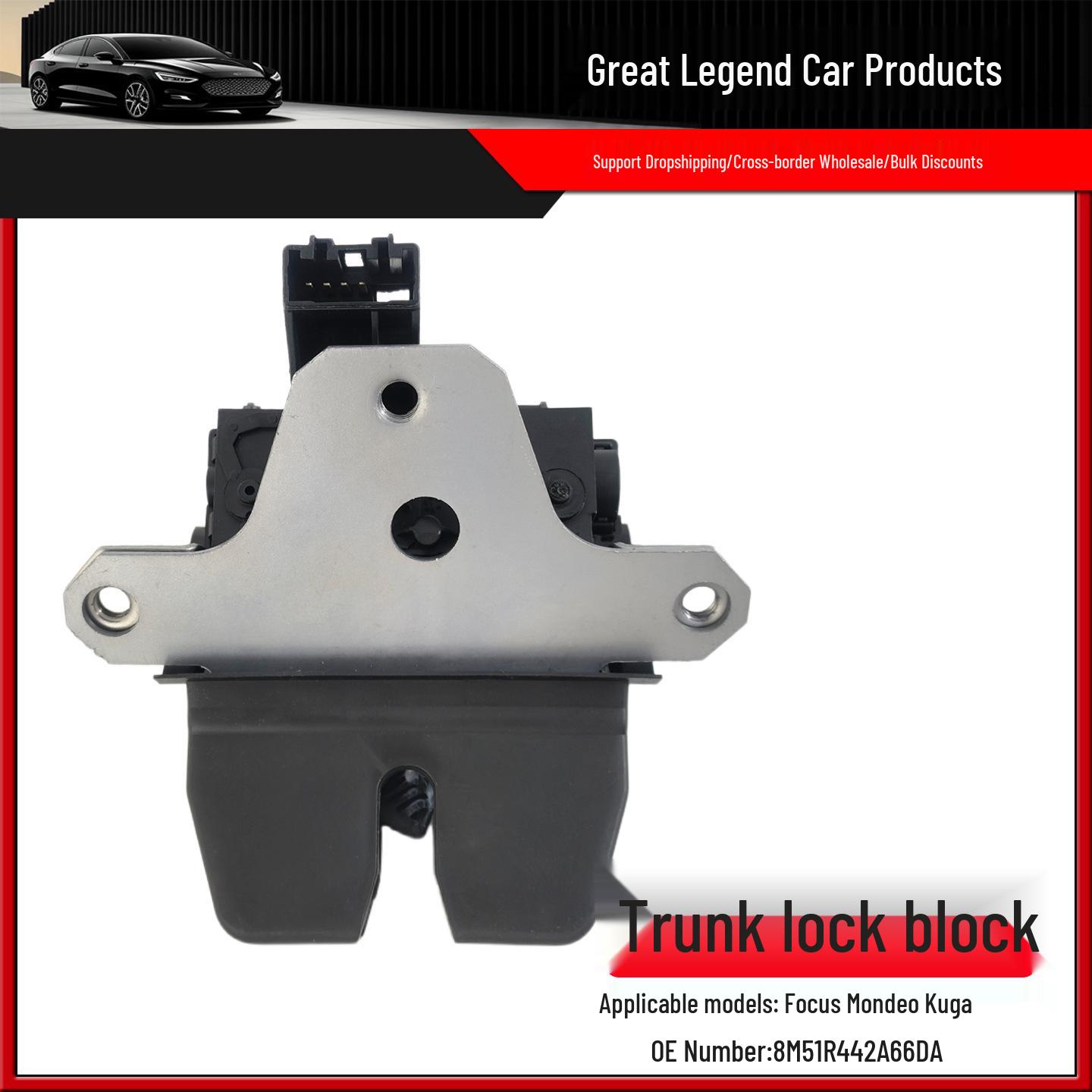 Compatible with Focus Mondeo S-Max 4-Pin Tailgate Lock Actuator 8M51R442A66DA. Other