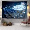 Glowing Butterflies And Roses Tapestry Room Decoration Wall Hanging for Living Room Bedroom, dormitory, Birthday and Christmas gifts