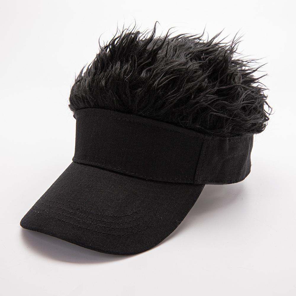 Creative Style Wig Hat for Men and Women, Hip-Hop One-Piece Baseball Cap, Trendy Hot-Selling Popular Style
