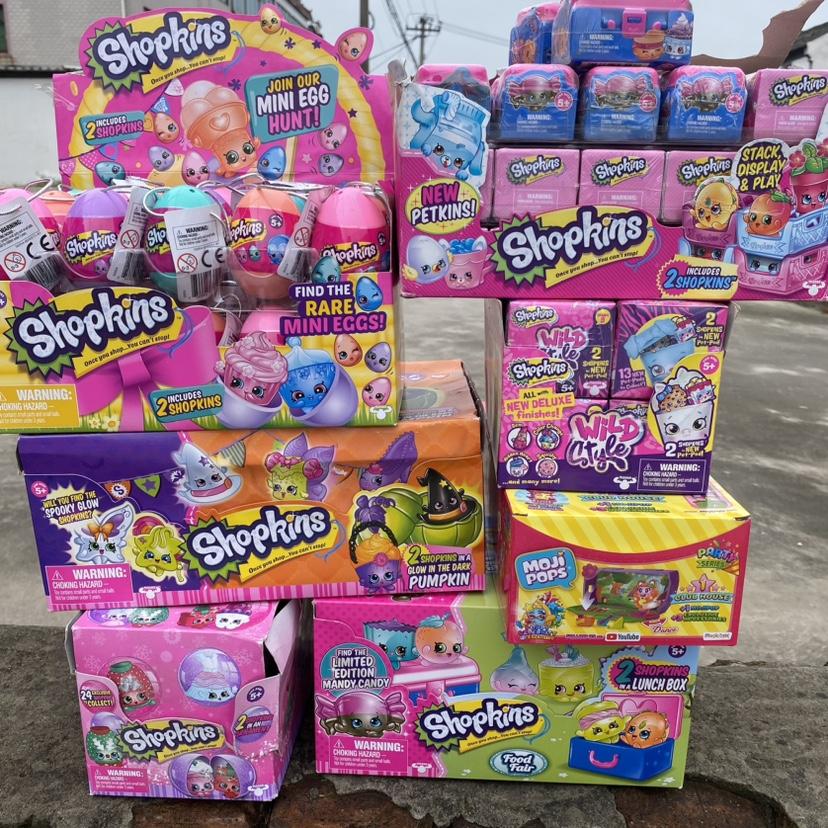 Shopkins Shopping Elf Blind Box Kindergarten Surprise Gift Supermarket Shopping Cute Doll Collect Ornaments Kids Birthday Gifts