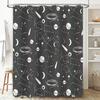 Galaxy Shower Curtain Space Universe Stars Nebula Constellation Bathroom Decor Set Modern Artistic Home Textile