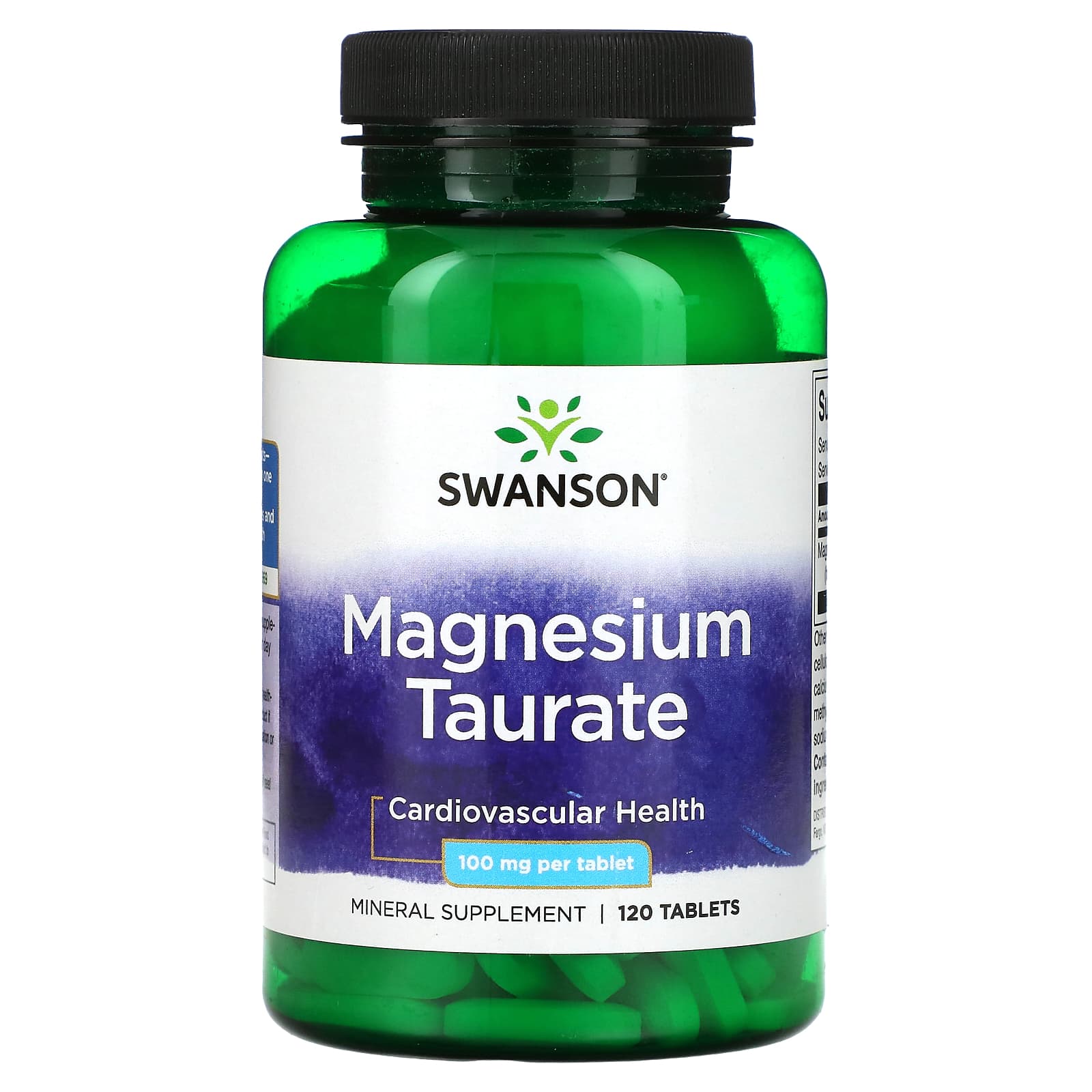 

Magnesium Taurate, 100Mg, 120 Tablets