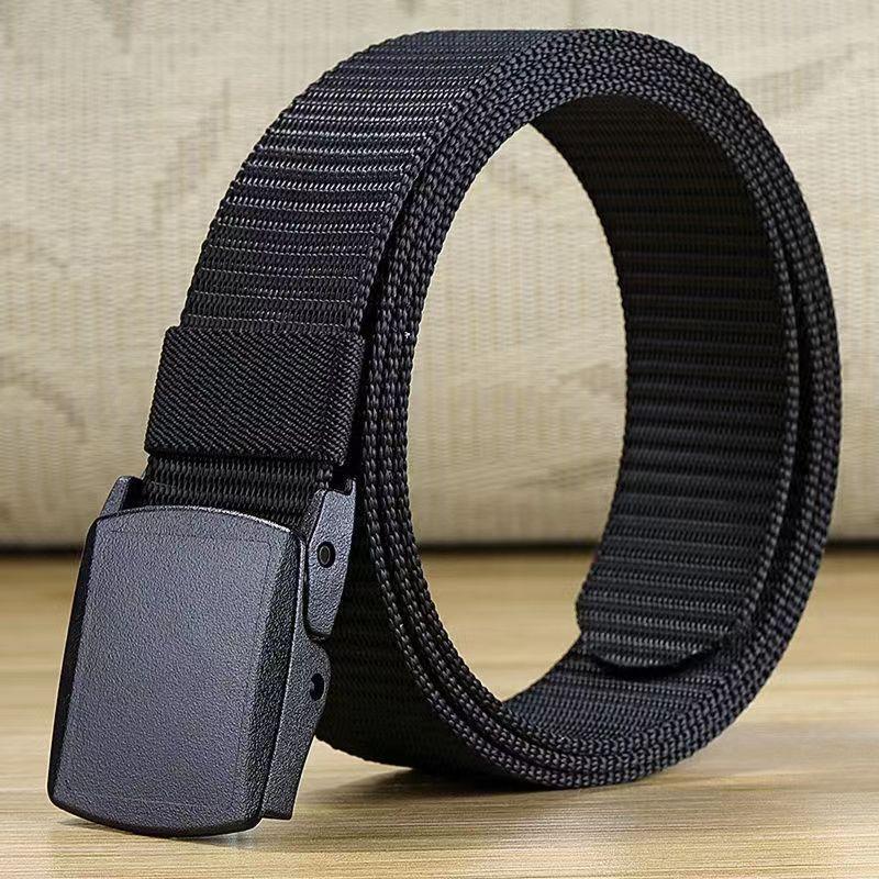 Quick Hair Men And Women Nylon Tactical Belt Student Outdoor Sports Labor Insurance No Metal Quick Drying Military Training Belt