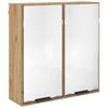 Bathroom Cabinet Set with Shelf Artisan Oak Wood Based Material