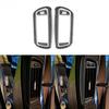 Carbon Fiber Rear Door Pillar Air Vent Outlet Cover For BMW 7 Series F01 2009-14