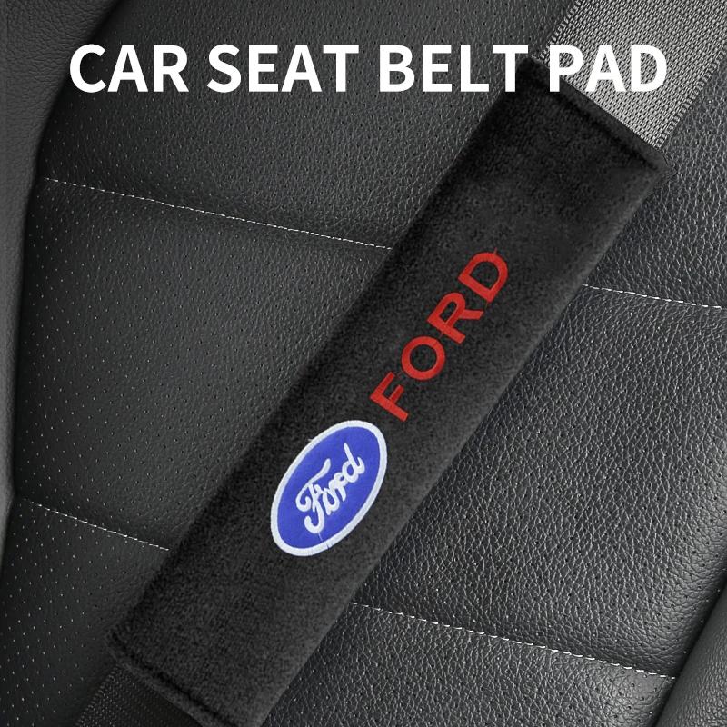 New Car Seat Belt Shoulder Cover Comfortable Anti-Tightening Safety Belt For Ford Ranger Focus Kuga Mustang Mondeo Esco Fiesta
