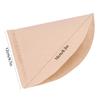 100pcs Set Portable Coffee Filter Paper One-Use One-Use Filter Paper  Pour Over Coffee
