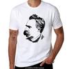 T-shirt basic Friedrich Nietzsche per ragazzo abbigliamento estivo appassionati di sport magliette pesanti per uomo