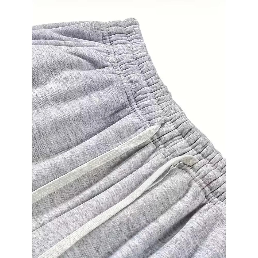 Punk Hip-hopowe Męskie Codzienne Spodnie Szerokie Nogawki, Luźne Jesienno-Zimowe Spodnie z Prostymi Nogawkami, Spodnie Szerokie Nogawki, Spodnie Sportowe Joggingowe