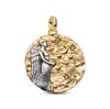 New Arrival 12 Constellation Dangle Charm Two Tone Gold Silver Pendant DIY Bracelet Bead Jewelry Gift For Women