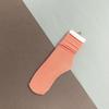 Hehe Socks - Solid Color Women's Socks - Versatile Socks - Rolled Edge - Mid-calf Length - No Heel - All-season Style - Spring, Autumn and Winter