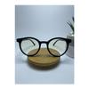 Vo026 Transparent Thick Round Unisex Clear Glass Blue Light Protective Glasses
