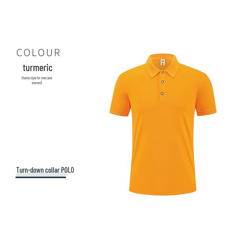Custom Logo Corporate Polo Shirt, Unisex Summer Style, Lapel, Short Sleeve, Embroidered Workwear