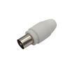 Solderless Male TV Plug, RF Connector, Video Cable & Antenna Straight Plug