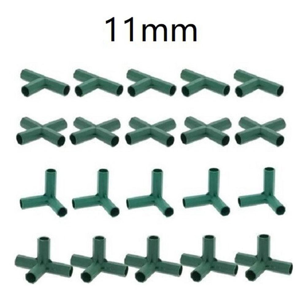 Koblinger for drivhuskonstruksjoner 11mm Kraftige hagebeslag