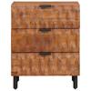 Nightstand Brown 50 x 33 x 62 cm Solid Mango Wood