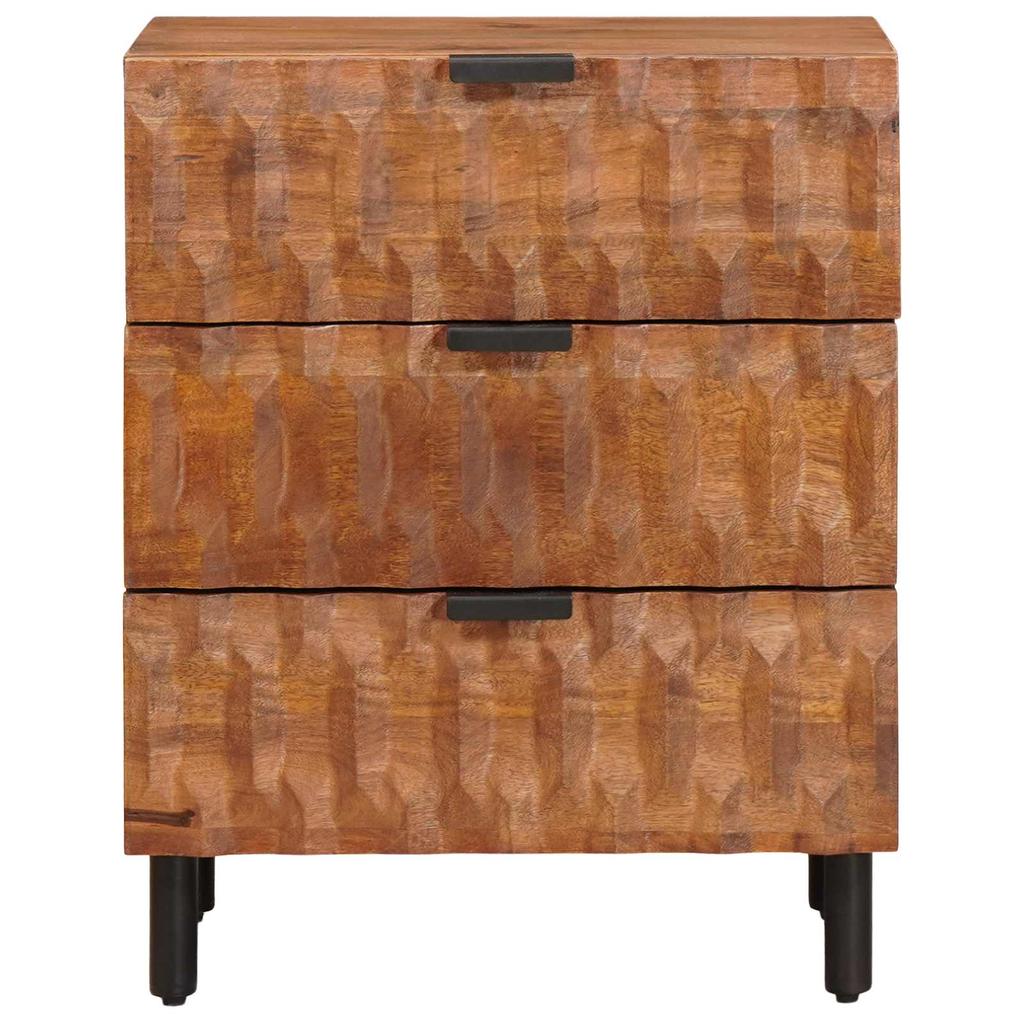 Nightstand Brown 50 x 33 x 62 cm Solid Mango Wood