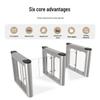 Smart Facial Recognition Swing Gate CN Plug (adapter Included)