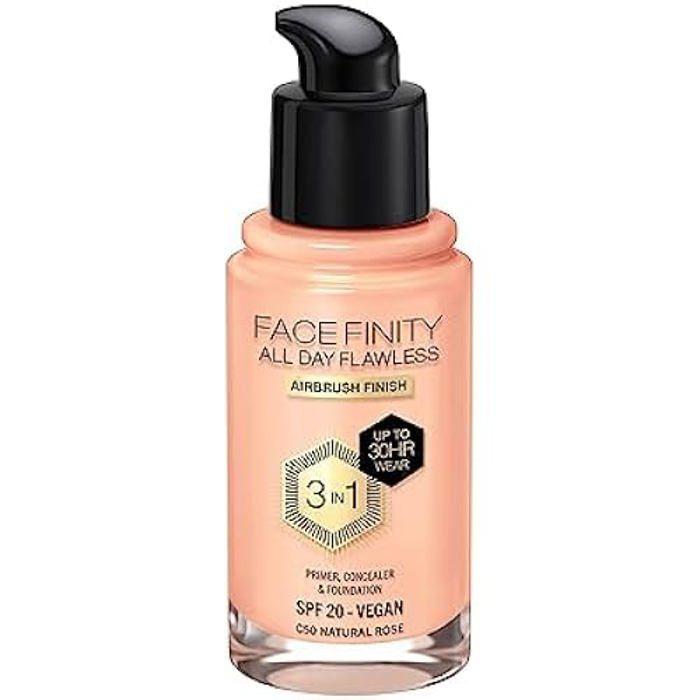 Foundation - MAX FACTOR - Facefinity All Day Flawless - C50-natural Rose - 30 ml - Alle Hauttypen
