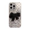 Feather Sautum Black Bow Mobile Phone Case Apple 15pro Max Stand Iphone13 Suitable for 16 Hard 14
