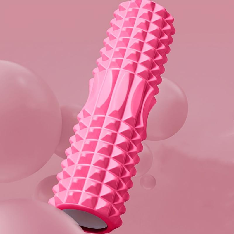 1pc EVA Foam Massage Roller for Yoga & Pilates, Medium Firmness, Manual Operation, Fitness Back Exercise Tool
