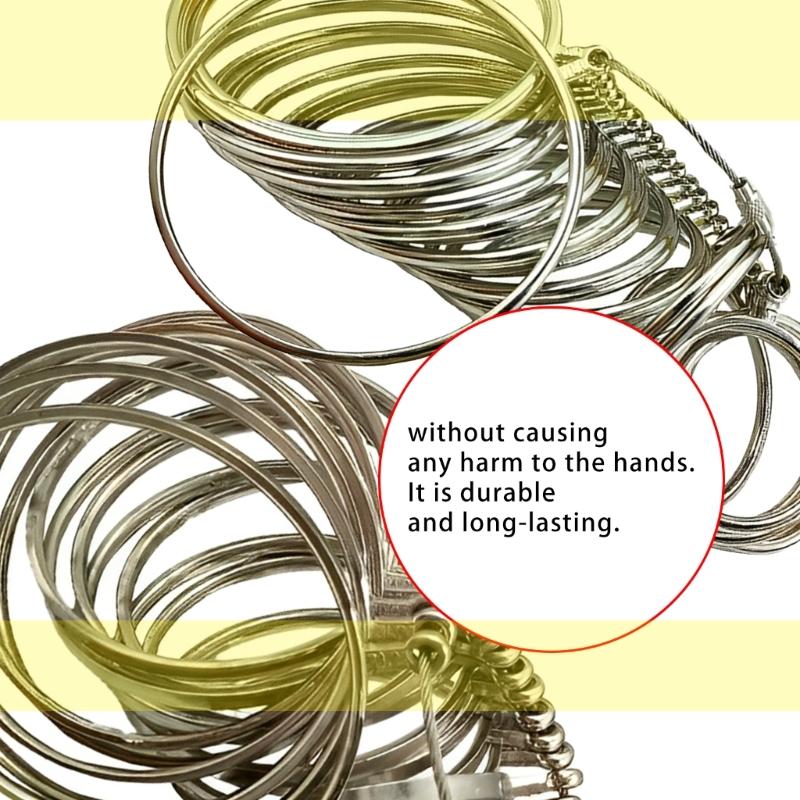 Professional Bangle Bracelet Sizer Wrist Size Measuring Tool Metal Bangle Sizer for Jeweler Precision Wrist Sizing Gauge