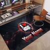 Custom Rug Linkin Park Pattern Print Name Text Soft Non‑Slip Floor Carpet for Home Indoor Decoration