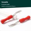 Double Size Metal Crochet Needle Portable Plastic Grip Professional Braiding Tool for Wigs