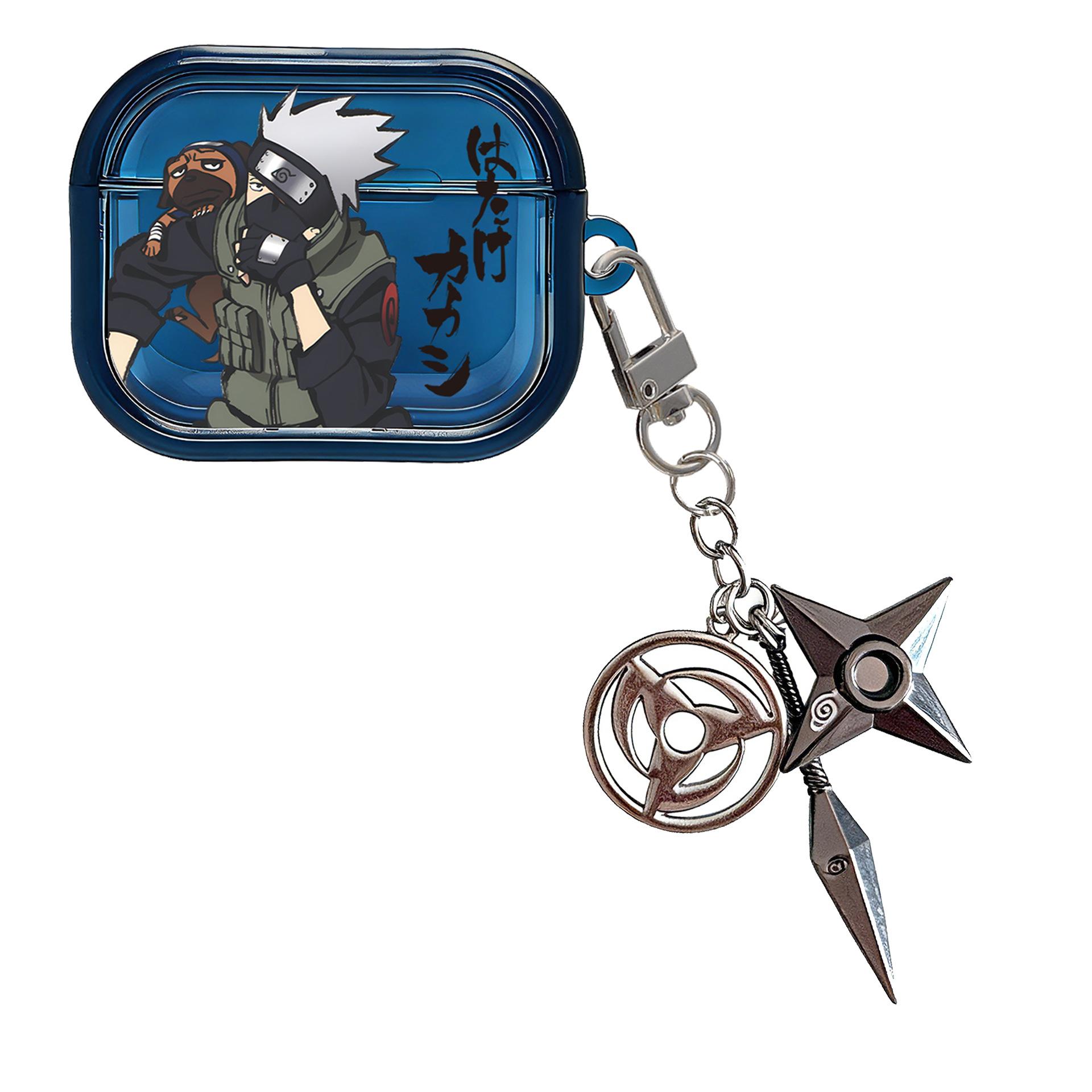 Pre puzdro Airpods Pro 3, 3D Anime Naruto Kakashi TPU Ochranný kryt na slúchadlá Pre puzdro Airpods Pro 2/Airpods 4 S airpods pro 2 or pro