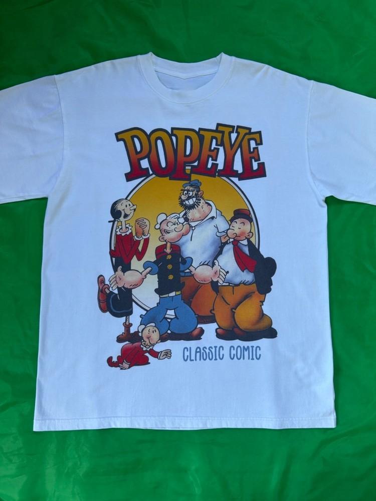 Popeye Cartoon Character Classic Comic T-shirt S to 5XL BA489 Unisex T-Shirt L