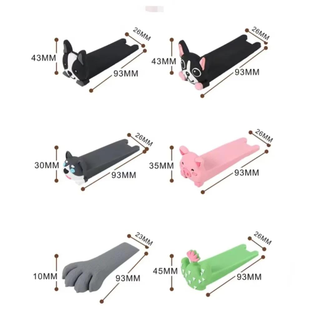 Moderne Silikon-Türstopper Stoßdämpfend Haus Türblock Keil Türstopper Wiederverwendbar Niedliches Geschenk Türstopper