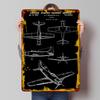 1945 Flugzeug Patent Metallposter Benutzerdefinierte Wandkunst Retro Vintage Blechschilder für Schlafzimmerdekoration Zimmer Schreibtisch Dekor Zuhause