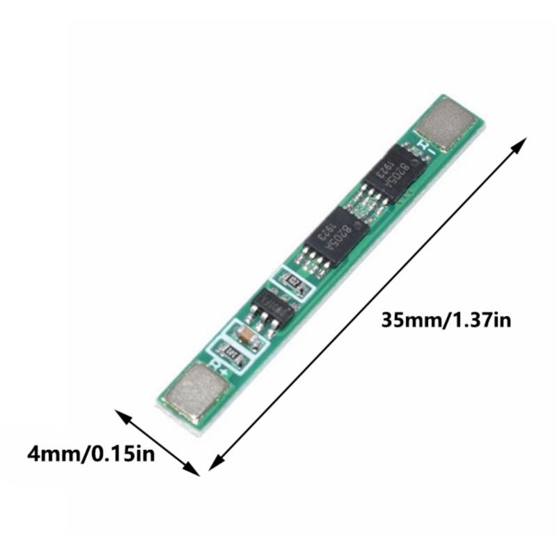 18650 Battery Charging BMSs 3.7V 4A with Overcurrent and Overdischarge Protections Board for Liion Cells