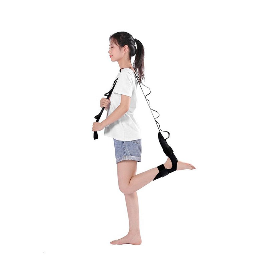 Foot Stretching Band Leg Stretcher Pull Strap Belt Adjustable Stretching Strap Auxiliary Ankle Stretcher Training Belt