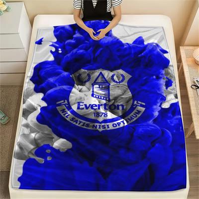 1 τεμ. Κουβέρτα Φανέλα με Εκτύπωση Everton FC, Υψηλής ποιότητας Άνετη για Όλες τις Εποχές, Διακόσμηση Σπιτιού, Ζεστασιά και Άνεση, Ιδανική για Χριστουγεννιάτικα Δώρα41